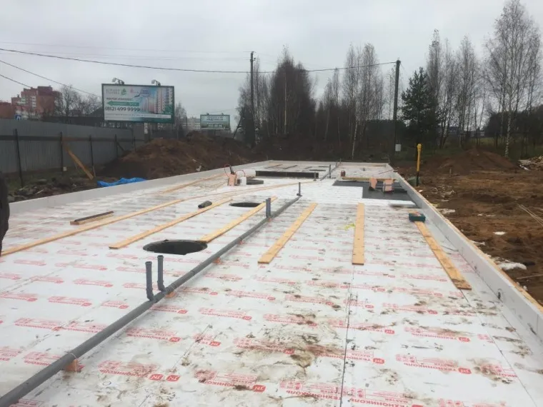 МСО 4 поста. Монтаж бетонной плиты